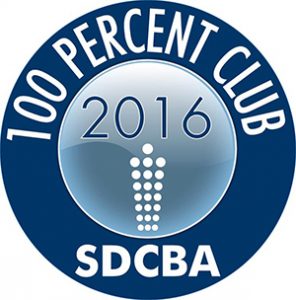 San Diego CBA 100% Club 2016